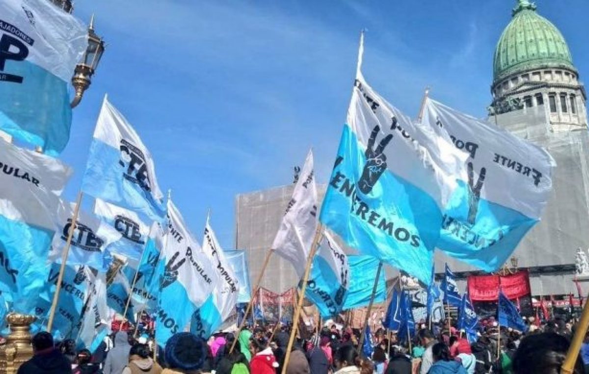 Emergencia Alimentaria: organizaciones sociales decidieron acampar en el microcentro porteño