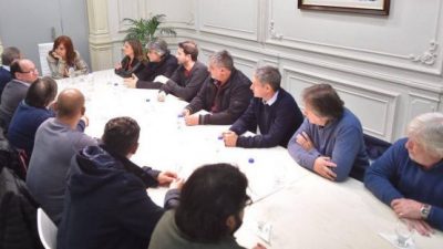 Cristina Kirchner se reunió con sindicalistas de la Corriente Federal