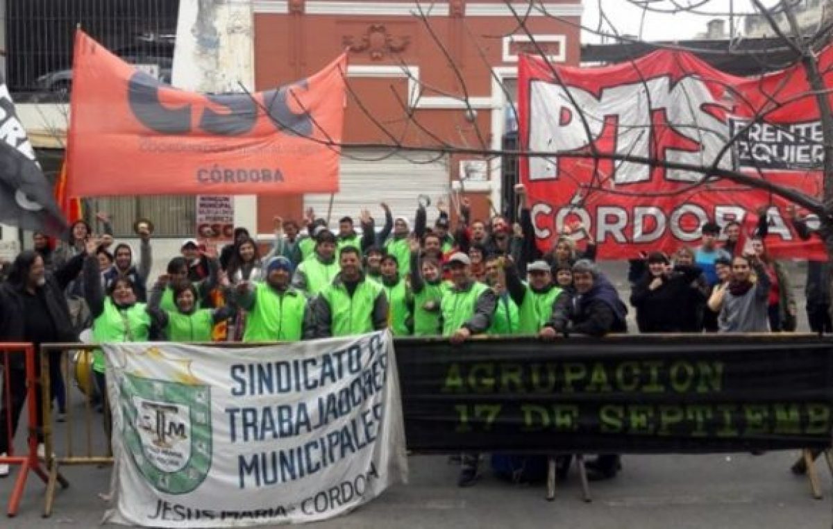 Jesús María: trabajadores municipales conquistan aumento salarial