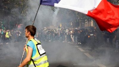 Volvieron los chalecos amarillos 