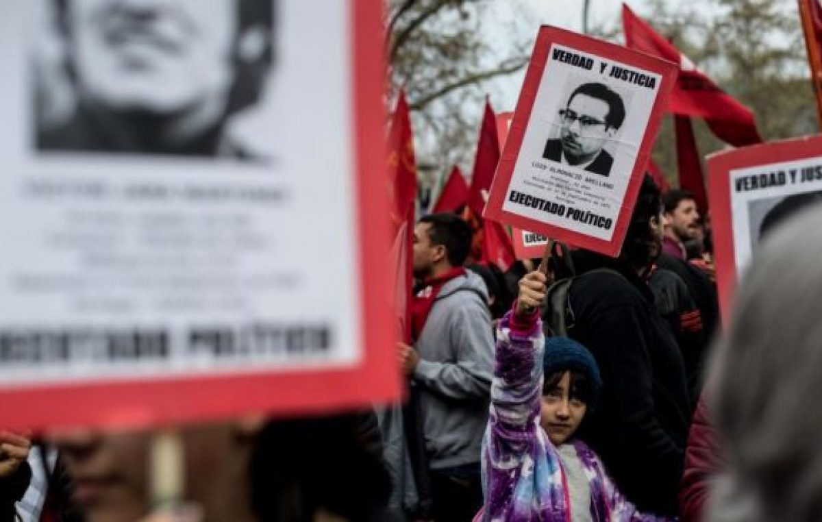 Homenaje a las víctimas, a 46 años del golpe de Pinochet 