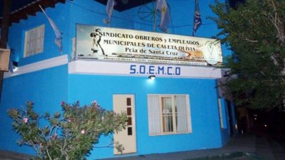 El Soemco Caleta Olivia inicia medida de fuerza