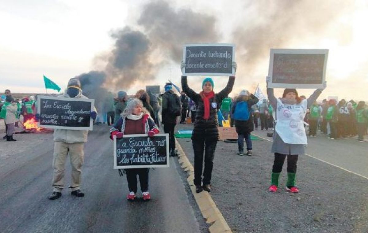 Chubut: Las rutas siguen cortadas