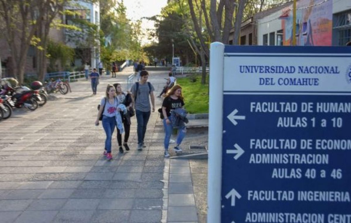 Nación le recortó a la UNCo $1700 millones para 2020