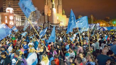 El Monumento, escenario del festejo del Frente de Todos