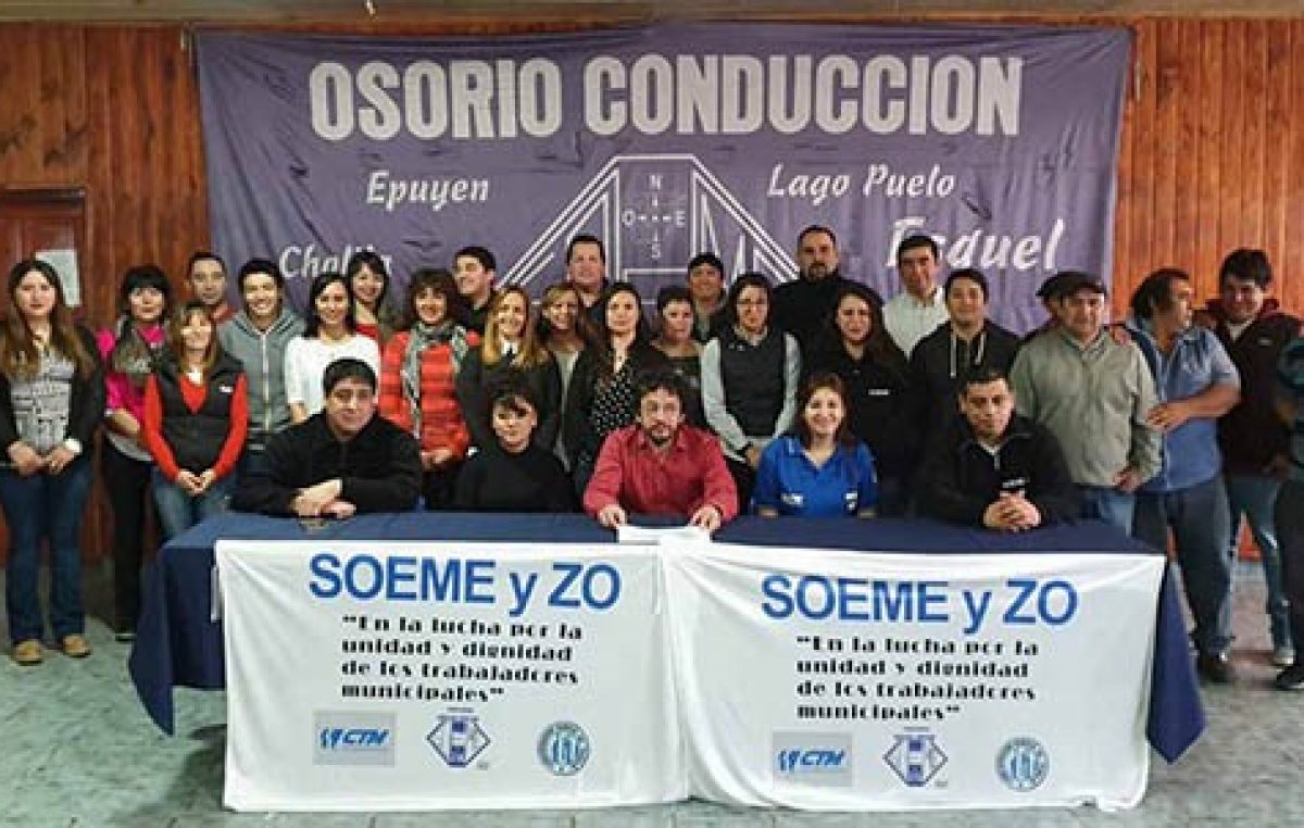 Esquel: Osorio quiere la carrera administrativa