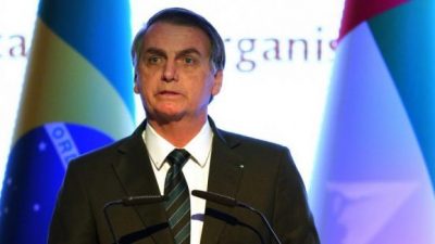 Bolsonaro, enojado con el triunfo de Alberto Fernández