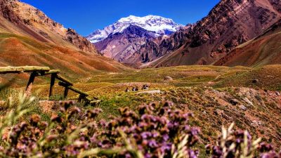 Uspallata: anfiteatro del Aconcagua