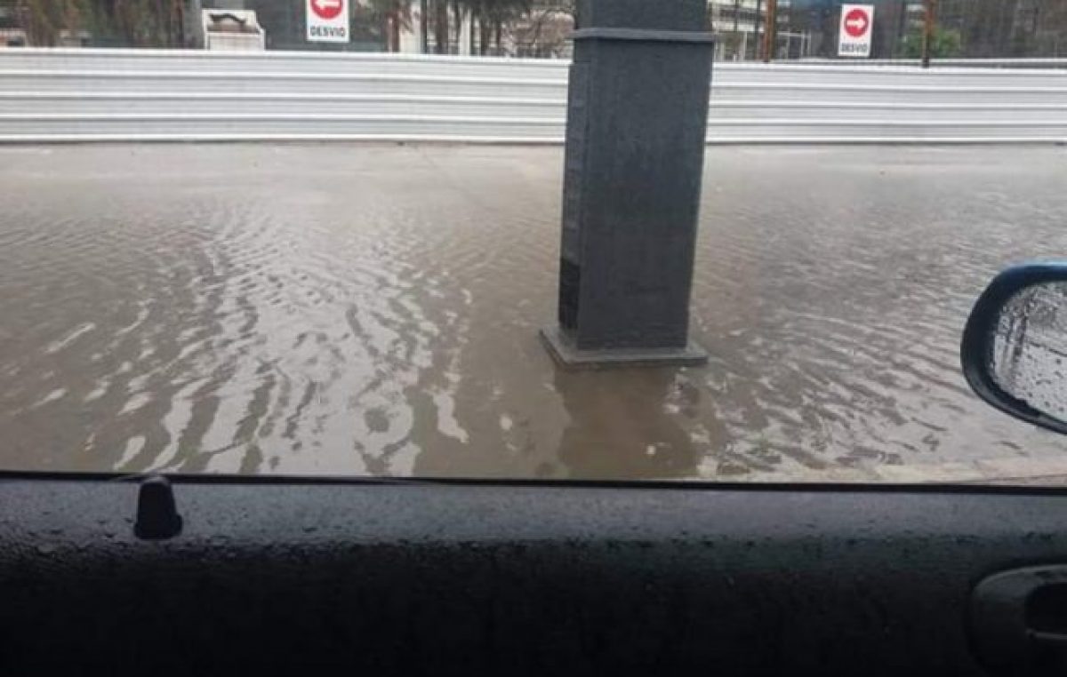 El Paseo del Bajo sí se inunda 