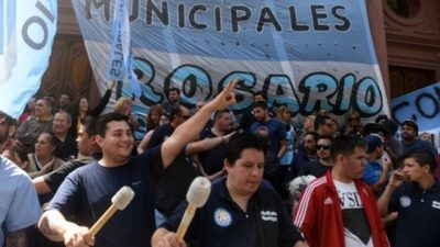 Los municipales rosarinos lanzan una nueva protesta por el cobro desdoblado de haberes