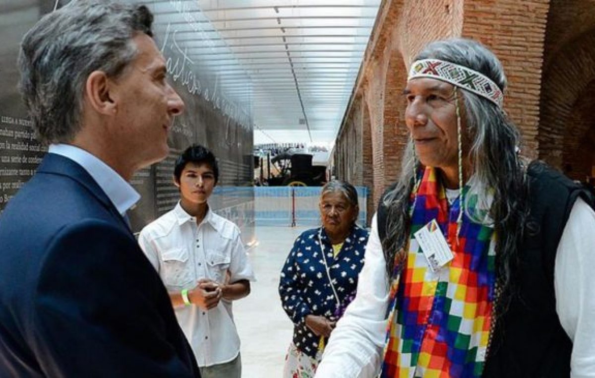 Sueldo originario: Macri le dio un cargo a Félix Díaz por el que cobrará 95 mil pesos