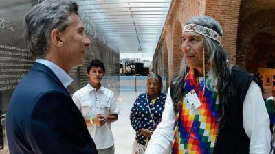 Sueldo originario: Macri le dio un cargo a Félix Díaz por el que cobrará 95 mil pesos