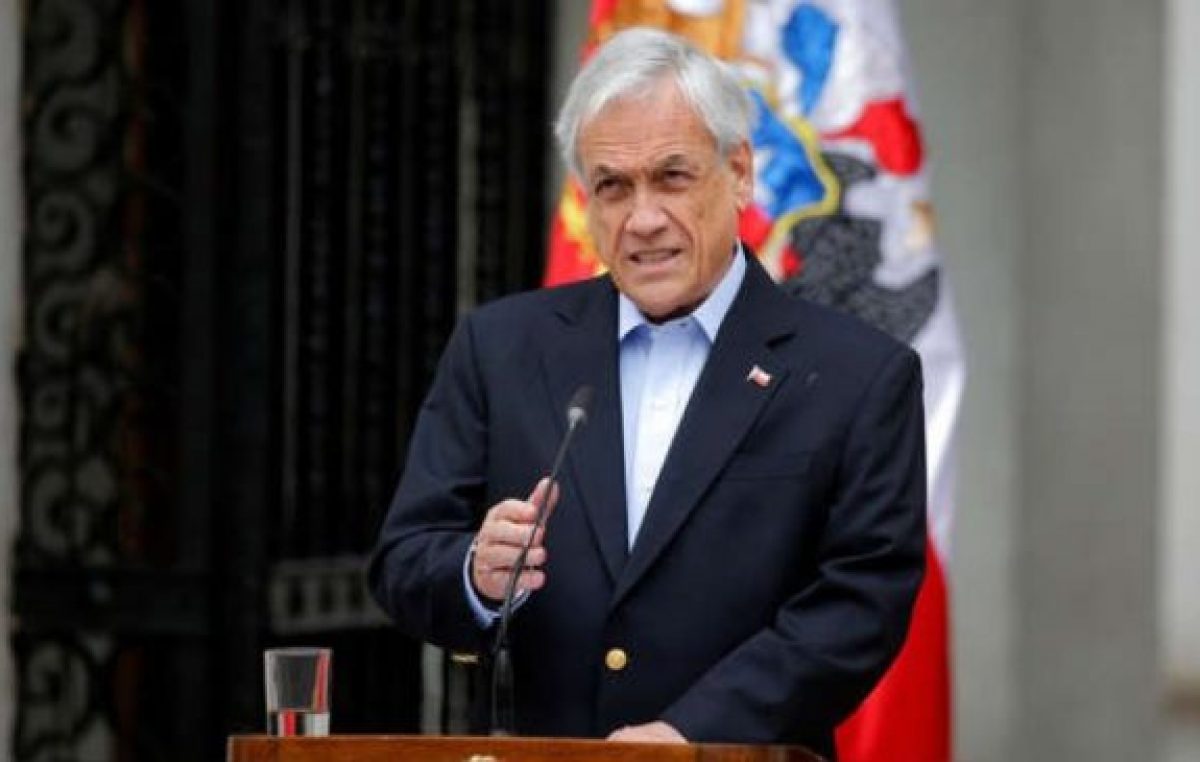 Piñera anunció iniciativa para que Fuerzas Armadas protejan edificios públicos