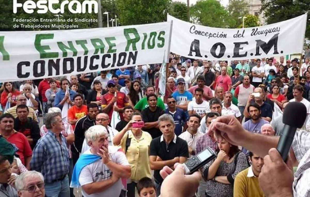 Los Municipales de Entre Ríos amenazan con paralizar la Provincia ante el intento por restringir las huelgas