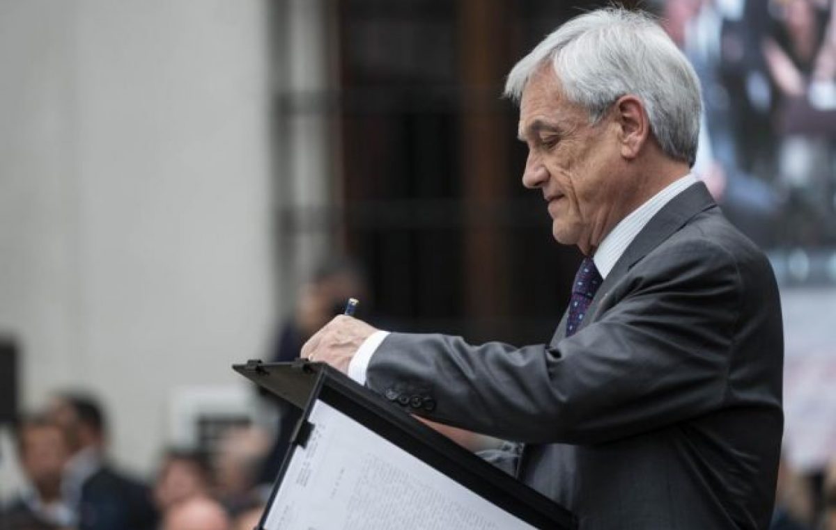 Para Piñera la represión es una fake news