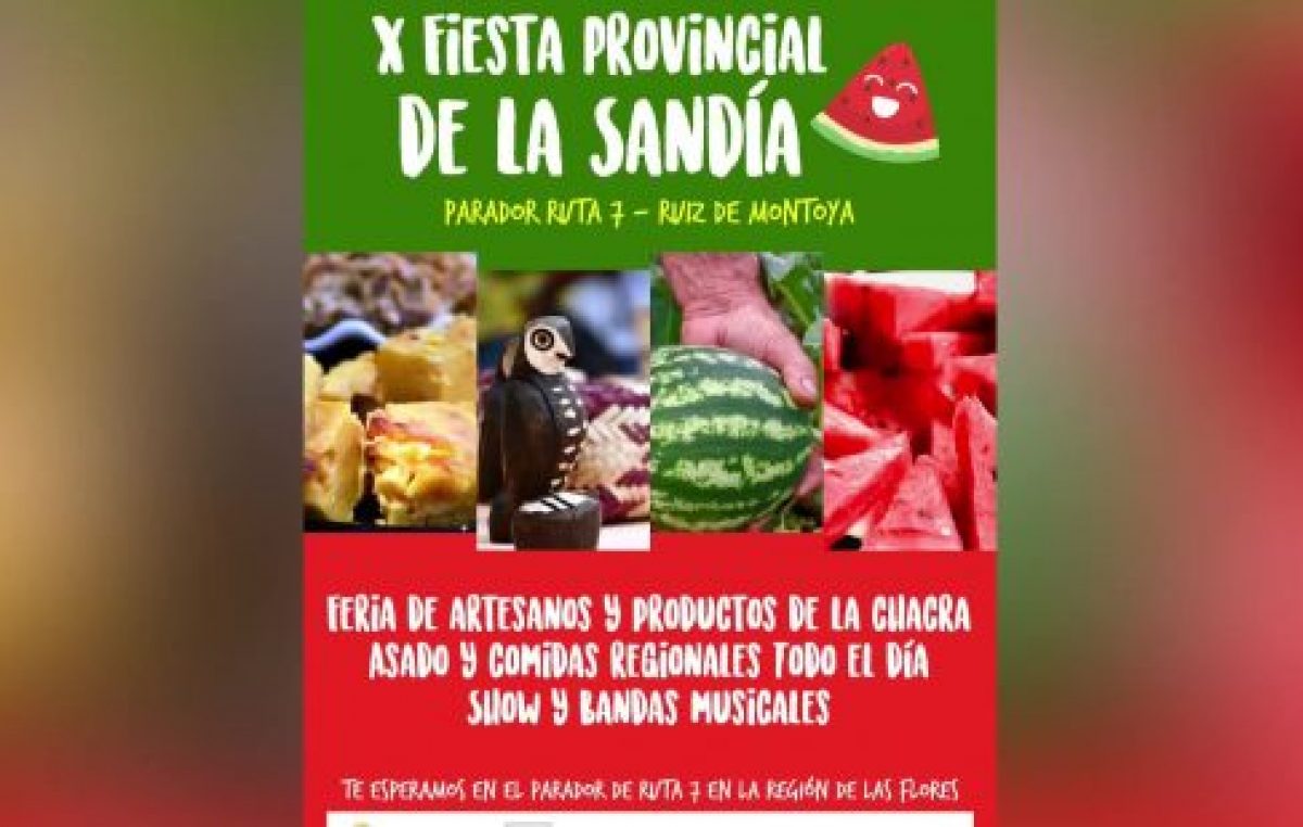 Ruiz de Montoya, Misiones celebra la Fiesta Provincial de la Sandía