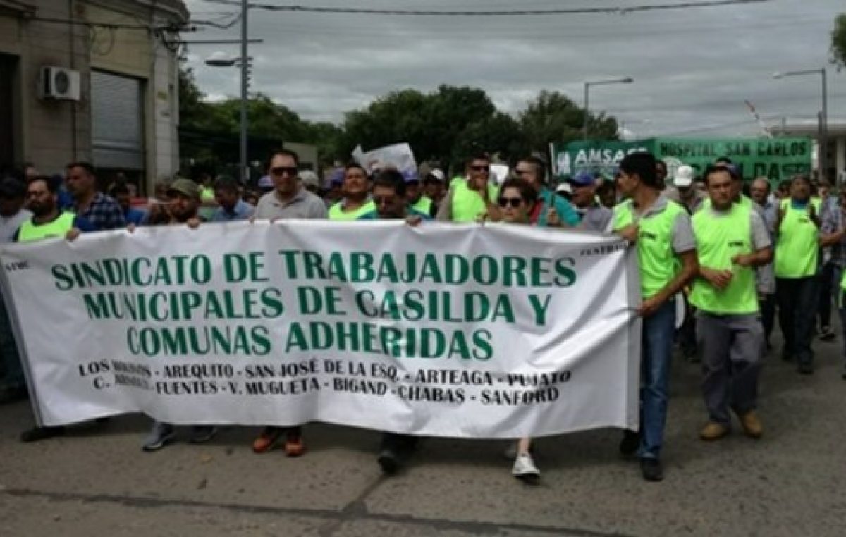 Casilda: cortarán la ruta si no pagan los sueldos a los municipales