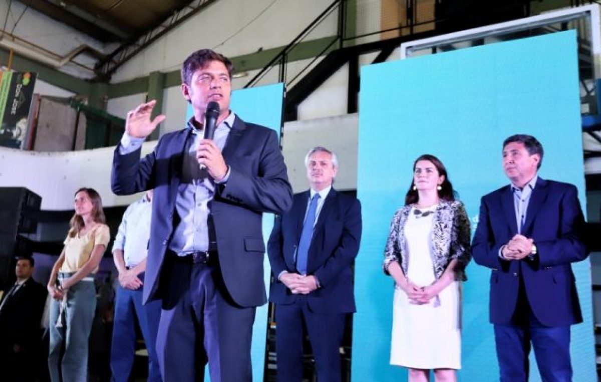 Fernández y Kicillof presentaron el programa “Escuelas a las Obra” en Moreno