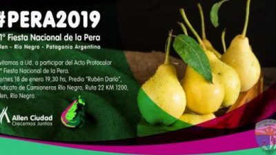 Fiesta Nacional de la Pera en Allen