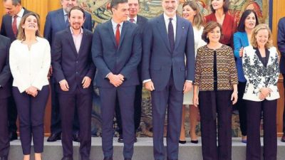 España: la coalición de izquierda llegó a La Moncloa
