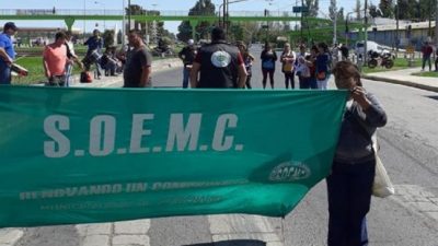 Centenario: municipales realizan dos cortes de ruta