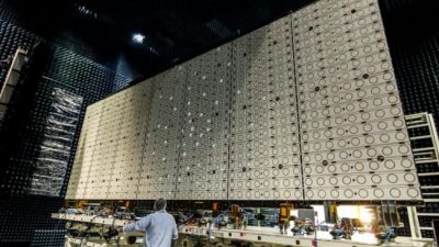 El satélite argentino Saocom 1B viaja de Bariloche a Cabo Cañaveral