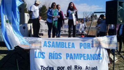 La Pampa: El río Colorado en peligro por la construcción de la represa El Portezuelo