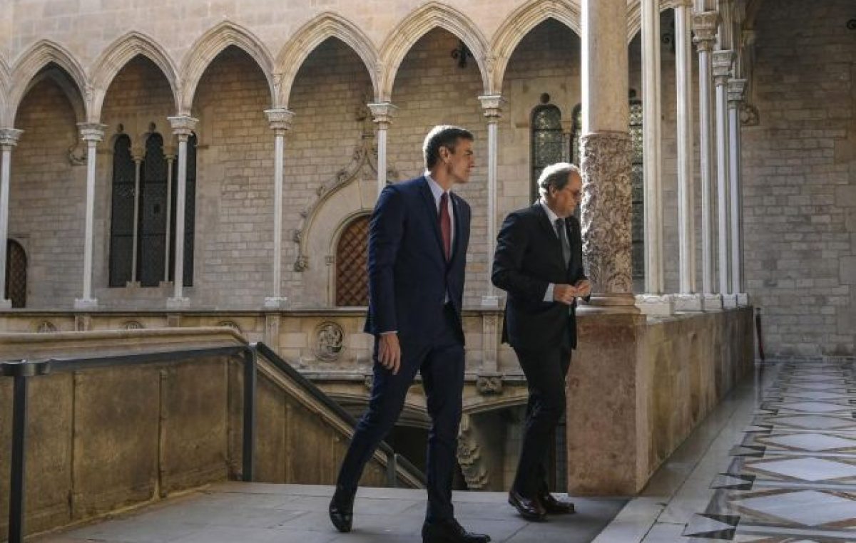 Sánchez y Torra: un encuentro con historia