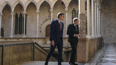 Sánchez y Torra: un encuentro con historia