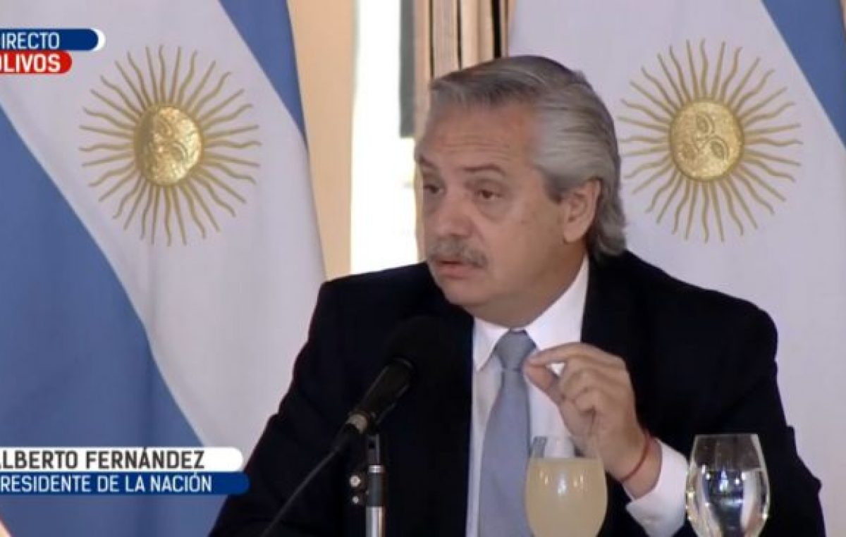 Alberto Fernández: «Tal vez esta sea la oportunidad para construir un país más solidario»