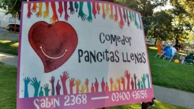 Alimentan a familias de Villa Constitución y desbordaron por falta de insumos