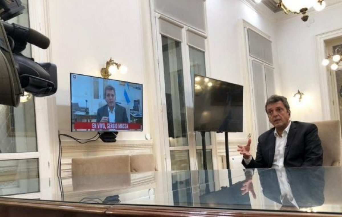 Diputados: Sergio Massa anunció un recorte de $200 millones