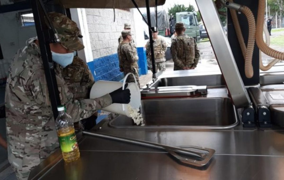 El Ejército desembarcó en La Matanza para brindar apoyo ante la emergencia por el coronavirus