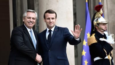 Macron contó que le ofreció a Fernández ayuda ante los «retos económicos y financieros» del país