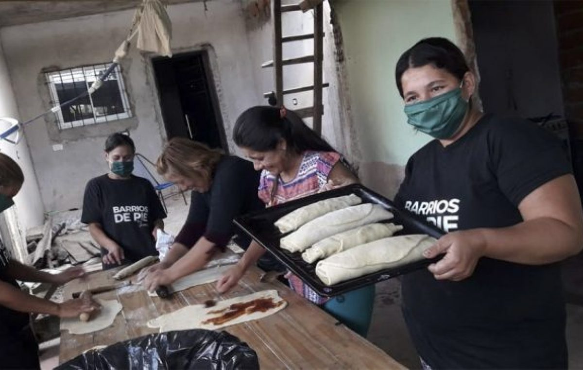 Por la cuarentena, se triplicó la cantidad de raciones que se preparan en comedores