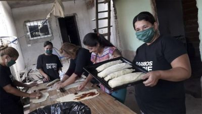Por la cuarentena, se triplicó la cantidad de raciones que se preparan en comedores