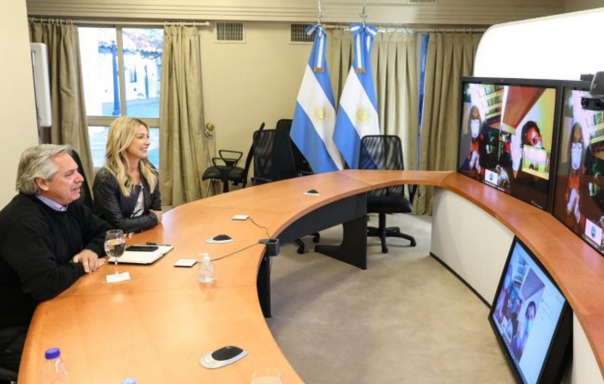 Fernández elogió el trabajo de los comedores durante la pandemia