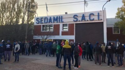 Tomaron la textil Sedamil de Trelew por falta de pagos