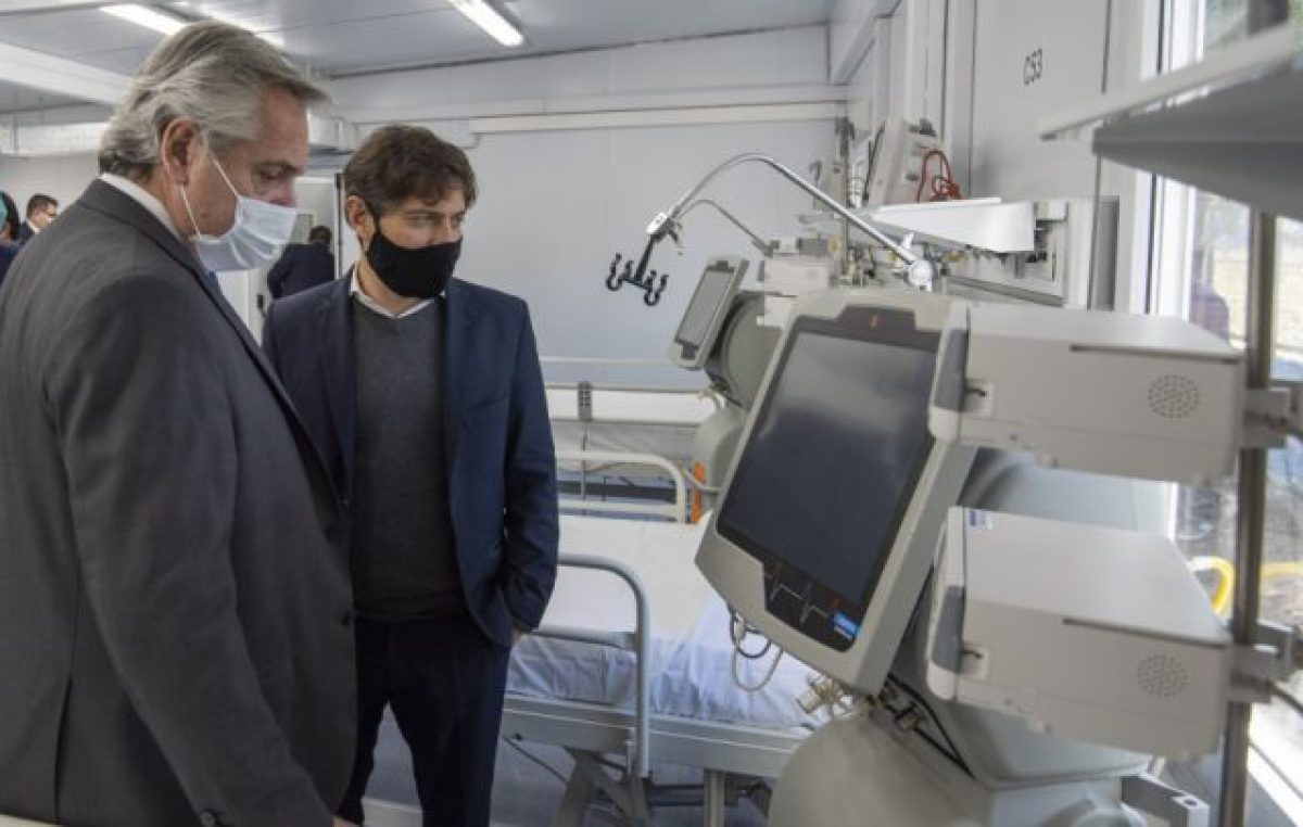 Con Alberto Fernández, Kicillof lanza el Fondo de Infraestructura Municipal