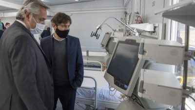 Con Alberto Fernández, Kicillof lanza el Fondo de Infraestructura Municipal