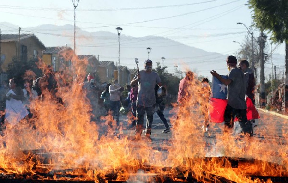 Se repiten las protestas por hambre en el sur de Santiago
