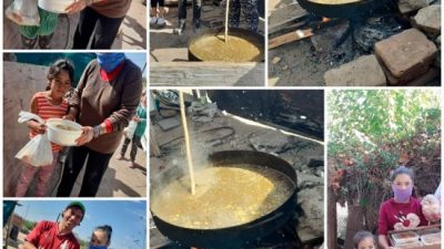 Mendoza: Dan la merienda a 70 niños todos los días y sólo reciben 1 caja de leche por semana