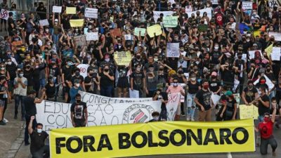 Bolsonaro, preocupado por las protestas en medio de la manipulación de datos