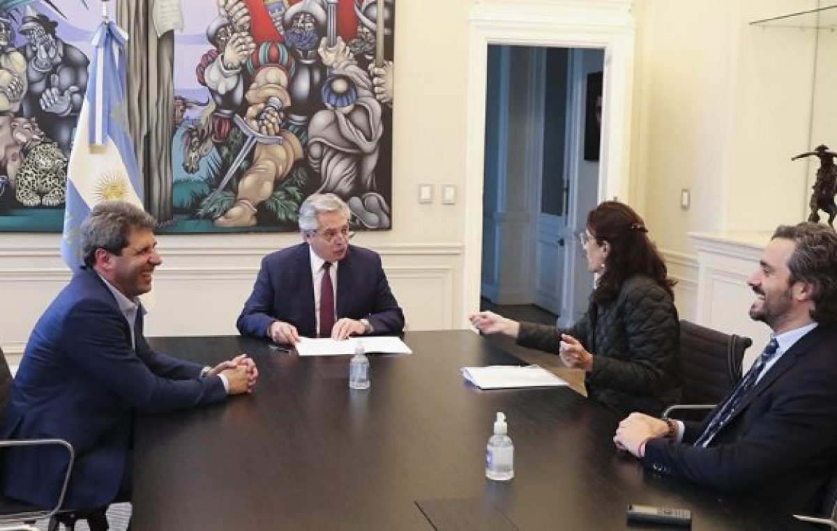 Fernández y Uñac firmaron un convenio y San Juan adhiere al programa Argentina Construye