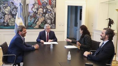 Fernández y Uñac firmaron un convenio y San Juan adhiere al programa Argentina Construye