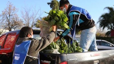 El Mercado Santafesino acerca bolsones de comida a más de 70 familias