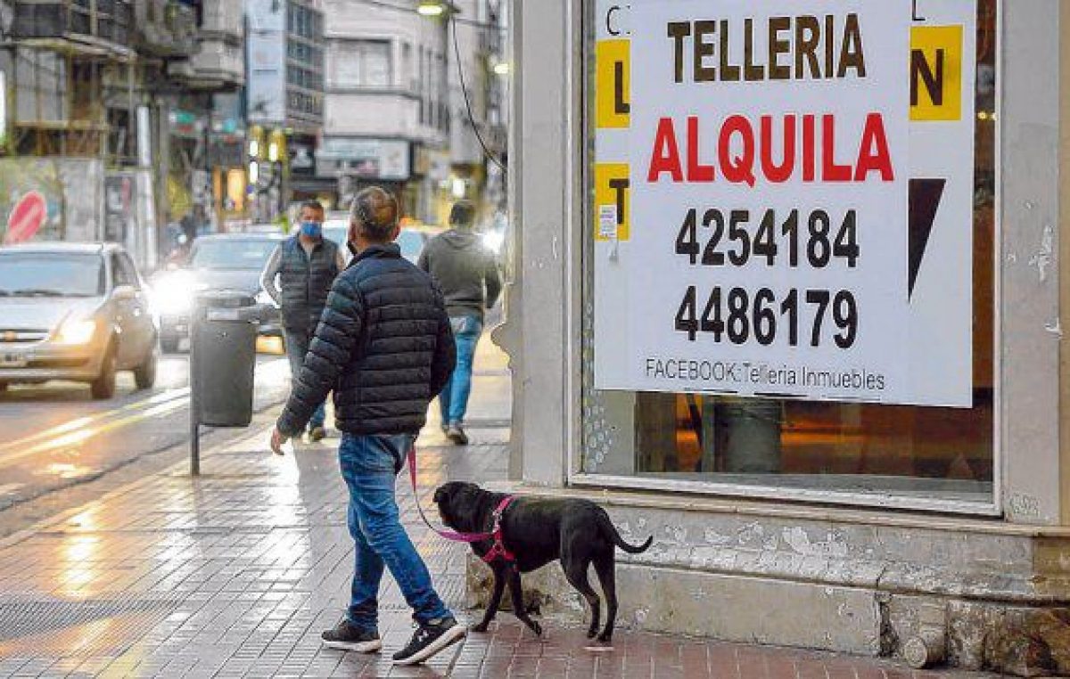 El centro rosarino ya tiene más de 400 locales vacíos producto de la recesión