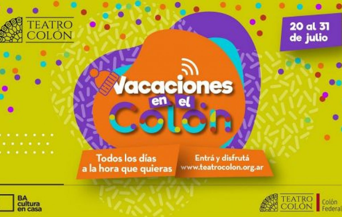 Más de 500 propuestas virtuales en espacios porteños durante las vacaciones de invierno
