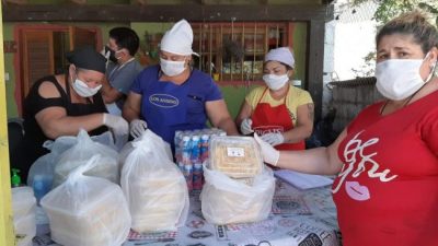 Dos instituciones educativas de Córdoba se unieron para entregar 10.800 raciones de comida