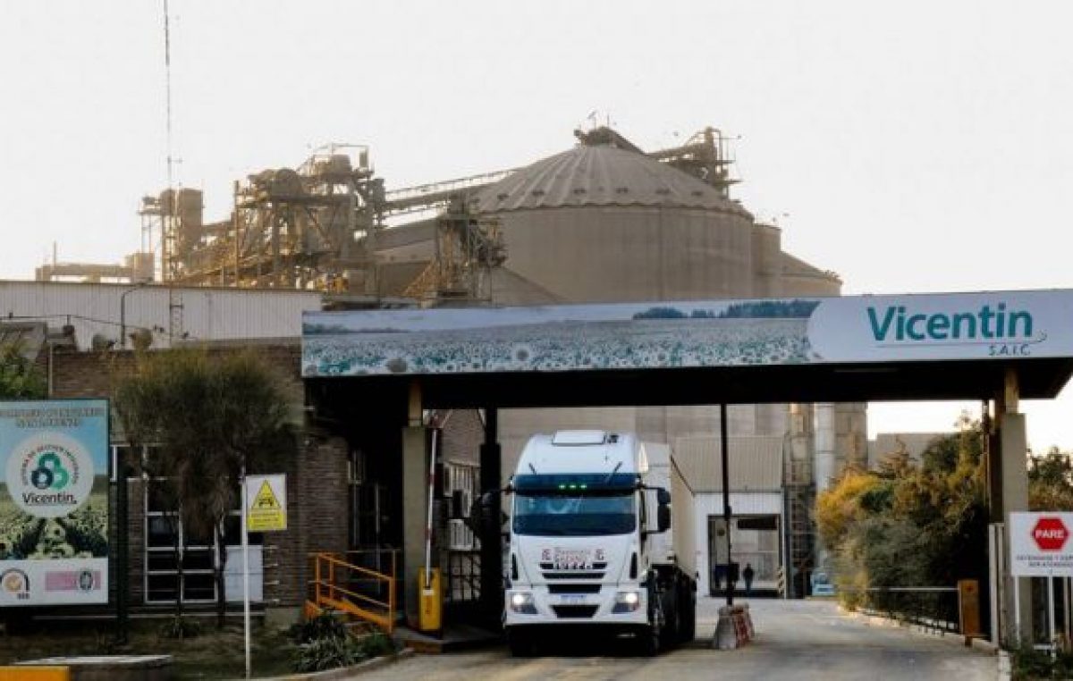 En una semana Vicentin recibió u$d 62 millones del Nación